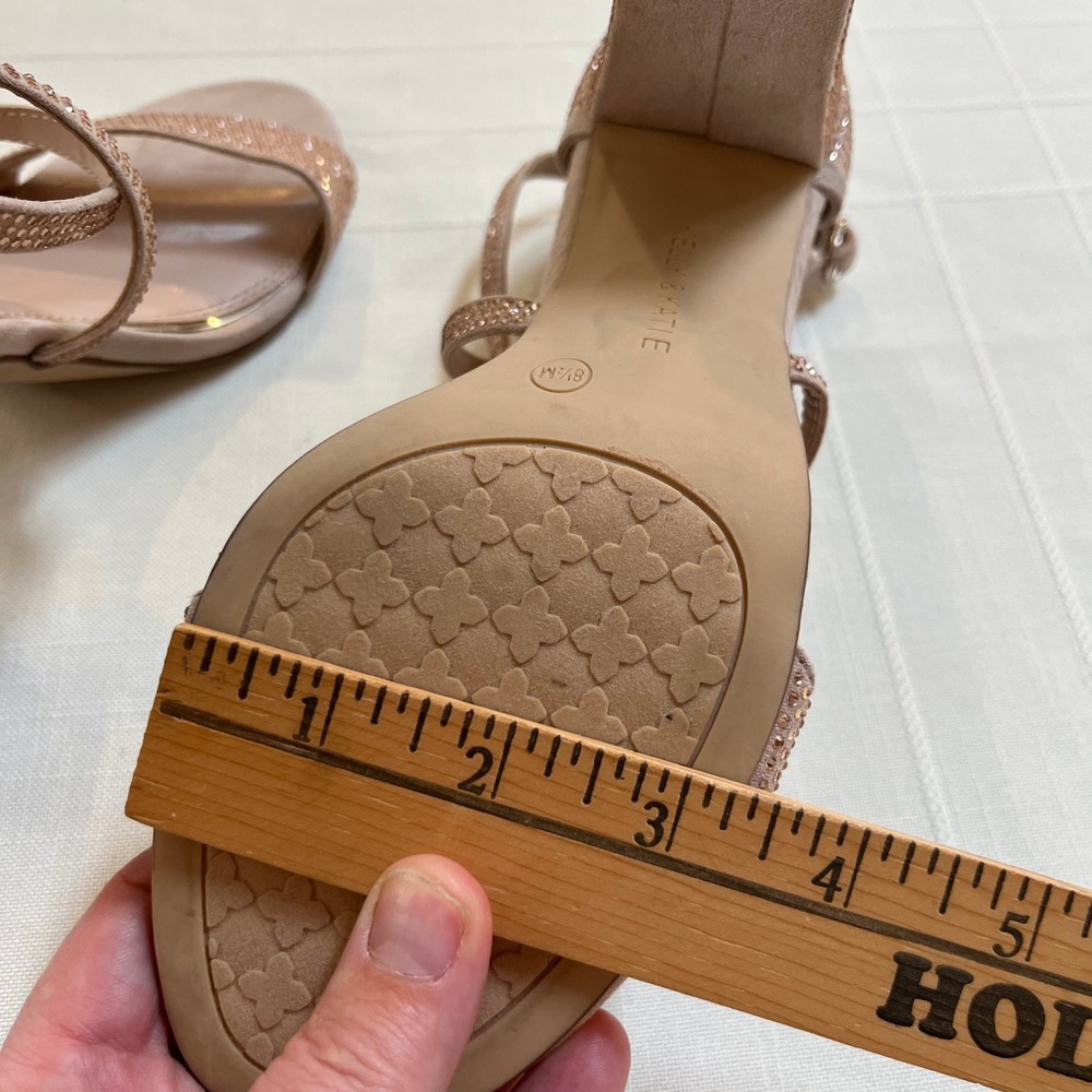 Women's Blush Strappy Block Heel Sandals - Picture 15 of 15